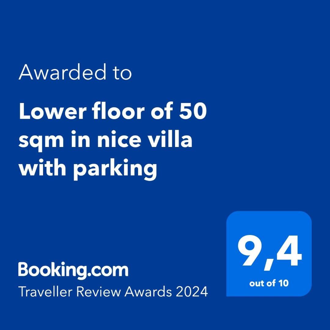 Lower Floor Of 50 Sqm In Nice Villa With Parking Stockholm Exterior photo